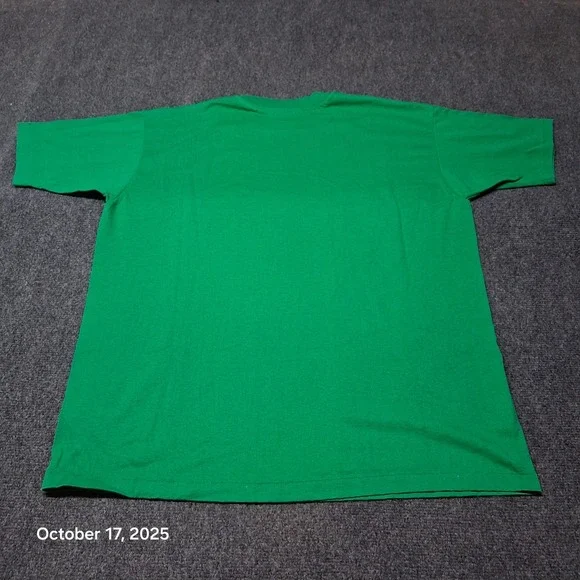 Vintage John Deere Model R T Shirt Green Size XL Hanes 50/50 90s Single Stitch - Picture 9 of 10